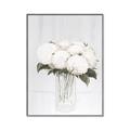 Picture of White Hydrangea I _GroupedProduct_Rectangle_Portrait_Canvas_Framed_