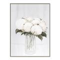 Picture of White Hydrangea I _GroupedProduct_Rectangle_Portrait_Canvas_Framed_