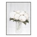 Picture of White Hydrangea I _GroupedProduct_Rectangle_Portrait_Canvas_Framed_