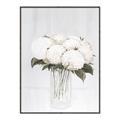 Picture of White Hydrangea I _GroupedProduct_Rectangle_Portrait_Canvas_Framed_