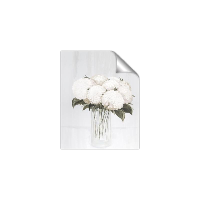 Picture of White Hydrangea I _GroupedProduct_Rectangle_Portrait_Unframed_Print_Only_