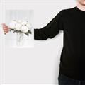 Picture of White Hydrangea I _GroupedProduct_Rectangle_Portrait_Canvas_