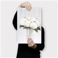 Picture of White Hydrangea I _GroupedProduct_Rectangle_Portrait_Canvas_