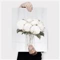 Picture of White Hydrangea I _GroupedProduct_Rectangle_Portrait_Canvas_