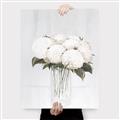 Picture of White Hydrangea I _GroupedProduct_Rectangle_Portrait_Canvas_
