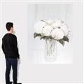 Picture of White Hydrangea I _GroupedProduct_Rectangle_Portrait_Canvas_