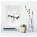 Picture of White Hydrangea I _GroupedProduct_Rectangle_Portrait_Canvas_