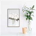 Picture of White Hydrangea I _GroupedProduct_Rectangle_Portrait_Canvas_Framed_