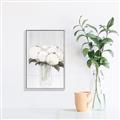 Picture of White Hydrangea I _GroupedProduct_Rectangle_Portrait_Canvas_Framed_