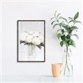 Picture of White Hydrangea I _GroupedProduct_Rectangle_Portrait_Canvas_Framed_