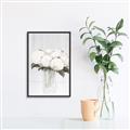 Picture of White Hydrangea I _GroupedProduct_Rectangle_Portrait_Canvas_Framed_