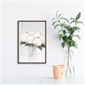 Picture of White Hydrangea I _GroupedProduct_Rectangle_Portrait_Canvas_Framed_
