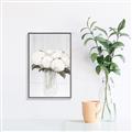 Picture of White Hydrangea I _GroupedProduct_Rectangle_Portrait_Canvas_Framed_