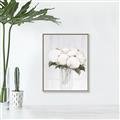 Picture of White Hydrangea I _GroupedProduct_Rectangle_Portrait_Canvas_Framed_