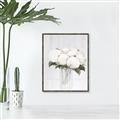 Picture of White Hydrangea I _GroupedProduct_Rectangle_Portrait_Canvas_Framed_
