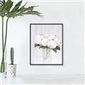 Picture of White Hydrangea I _GroupedProduct_Rectangle_Portrait_Canvas_Framed_