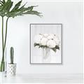 Picture of White Hydrangea I _GroupedProduct_Rectangle_Portrait_Canvas_Framed_