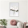 Picture of White Hydrangea I _GroupedProduct_Rectangle_Portrait_Canvas_Framed_