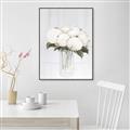Picture of White Hydrangea I _GroupedProduct_Rectangle_Portrait_Canvas_Framed_