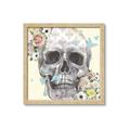 Picture of Rose Skull _GroupedProduct_Square_Framed_Matted_