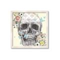 Picture of Rose Skull _GroupedProduct_Square_Framed_Matted_