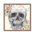 Picture of Rose Skull _GroupedProduct_Square_Framed_Matted_
