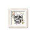 Picture of Rose Skull _GroupedProduct_Square_Framed_Matted_