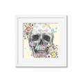 Picture of Rose Skull _GroupedProduct_Square_Framed_Matted_