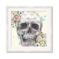 Picture of Rose Skull _GroupedProduct_Square_Framed_Matted_