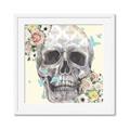 Picture of Rose Skull _GroupedProduct_Square_Framed_Matted_