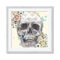 Picture of Rose Skull _GroupedProduct_Square_Framed_Matted_