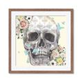 Picture of Rose Skull _GroupedProduct_Square_Framed_Matted_