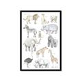 Picture of Zoo  Life _GroupedProduct_Rectangle_Portrait_Framed_Matted_