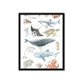 Picture of Sea Life _GroupedProduct_Rectangle_Portrait_Framed_Matted_