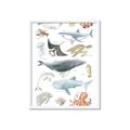 Picture of Sea Life _GroupedProduct_Rectangle_Portrait_Framed_Matted_
