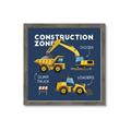 Picture of Construction Zone Trucks  _GroupedProduct_Square_Framed_Matted_