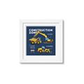 Picture of Construction Zone Trucks  _GroupedProduct_Square_Framed_Matted_