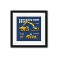 Picture of Construction Zone Trucks  _GroupedProduct_Square_Framed_Matted_
