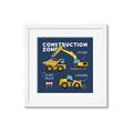 Picture of Construction Zone Trucks  _GroupedProduct_Square_Framed_Matted_