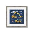 Picture of Construction Zone Trucks  _GroupedProduct_Square_Framed_Matted_