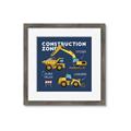 Picture of Construction Zone Trucks  _GroupedProduct_Square_Framed_Matted_