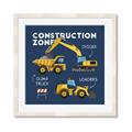 Picture of Construction Zone Trucks  _GroupedProduct_Square_Framed_Matted_