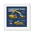 Picture of Construction Zone Trucks  _GroupedProduct_Square_Framed_Matted_