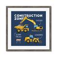 Picture of Construction Zone Trucks  _GroupedProduct_Square_Framed_Matted_