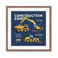 Picture of Construction Zone Trucks  _GroupedProduct_Square_Framed_Matted_