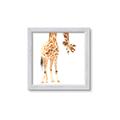 Picture of Bending over Giraffe _GroupedProduct_Square_Framed_Matted_