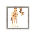 Picture of Bending over Giraffe _GroupedProduct_Square_Framed_Matted_