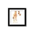 Picture of Bending over Giraffe _GroupedProduct_Square_Framed_Matted_
