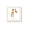 Picture of Bending over Giraffe _GroupedProduct_Square_Framed_Matted_