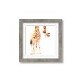 Picture of Bending over Giraffe _GroupedProduct_Square_Framed_Matted_